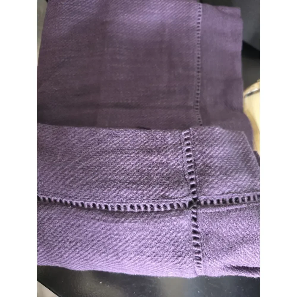 Ralph Lauren Surrey Garden EUROPEAN Euro Pillow Sham Purple Cotton NEW 1 Count